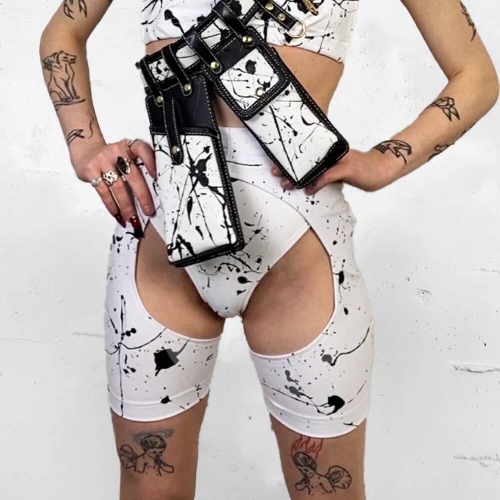 Splattered High Waisted Knicker